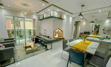 Apartamento com 3 dormitórios, 96 m² - venda por R$ 1.300.000,00 ou aluguel por R$ 9.360,00/mês - Jardim Anália Franco - São Paulo/SP