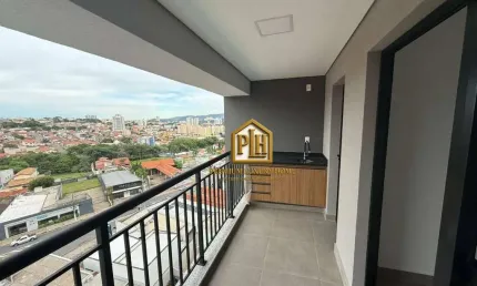 Apartamento com 1 dormitório para alugar, 50 m² por R$ 3.500/mês - Vila Giglio - Atibaia/SP
