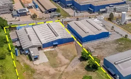 Galpão de área total 12.073,67 com cabine primária 750va no distrito industrial alfredo rela em itatiba - sp