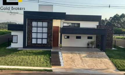 CASA COM 340 M² DE ÁREA CONSTRUÍDA E 1000 M² DE TERRENO COM 3 SUÍTE, NO CONDOMÍNIO TERRAS DO CAXAMBU EM JUNDIAÍ SP