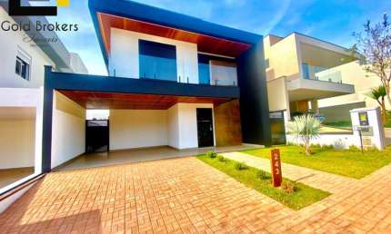 CASA NOVA DE 279 M² DE ÁREA CONSTRUÍDA COM 3 SUÍTES NO CONDOMÍNIO BRISAS JUNDIAÍ NO JARDIM DAS SAMAMBAIAS EM JUNDIAÍ SP