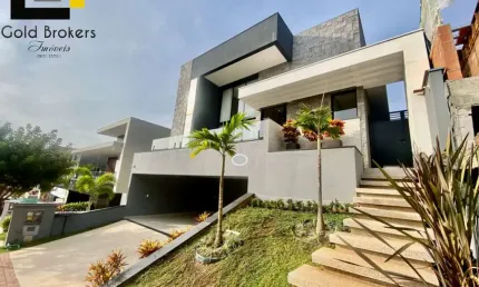 CASA TÉRREA DE 245 M² DE ÁREA CONSTRUÍDA COM 3 SUÍTES NO CONDOMÍNIO BRISAS JUNDIAÍ NO JARDIM DAS SAMAMBAIAS EM JUNDIAÍ SP