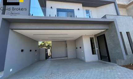 Sobrado Novo à Venda no Condomínio Campos de Medeiros ? Jundiaí | 4 Suítes, Piscina e Acabamento de Alto Padrão
