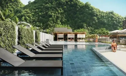 Quarto e sala na Gávea para morar ou investir com 41 m2 e lazer premium