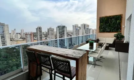 Belíssimo apartamento duplex no Jardim Goiás - mobiliado