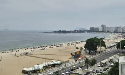 Lindo Apartamento 4 quartos Frontal Mar em Copacabana-RJ
