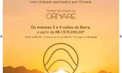 Lançamento do mais luxuoso imóvel do ilha pura com 171 a 230 m2