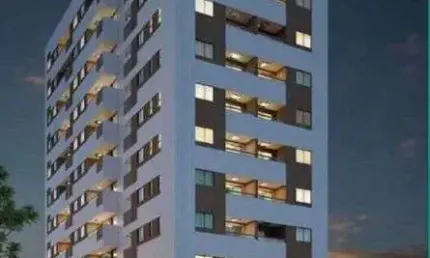 Apartamento de 02 quartos, 01 súite e varanda, em Candeias, em construção, entrega em Novembro/2025