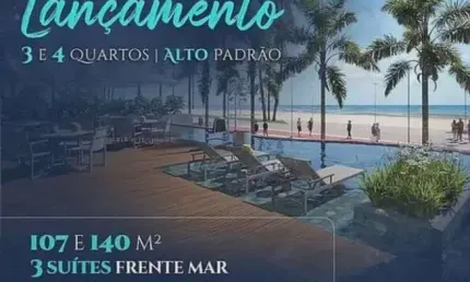 MD-Lançamento em Piedade / Terrazza Beira Mar / 107m² / 4 quartos/2 Suítes/ Vista mar