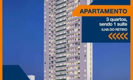 TFS - Lançamento na Ilha do Retiro | 3 quartos | 67m² | Lazer completo (Varandas da Ilha)