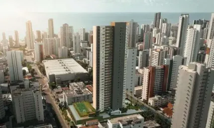 MD Apartamento 3 quartos de Luxo em Boa Viagem - Edifício Capiba - 108m² - Garanta sua unidade