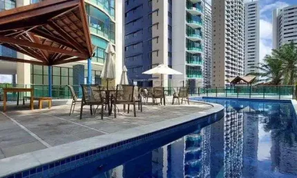 TFS - Apartamento venda 135 m2 4 quartos 3 suítes varanda 2 vagas Boa Viagem - Recife - PE