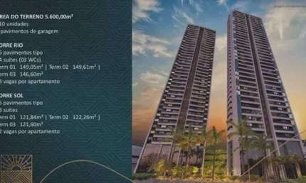 TFS - Aurora Prince, primeiro Home Resort em Recife - 3 ou 4 quartos