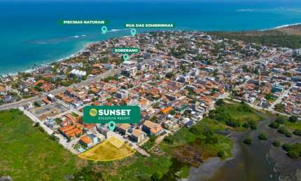 Sunset Exclusive Residence - Maior Home Resort de Porto de Galinhas - Oportunidade para investir - Lazer completo - Rooftop vista do por do sol