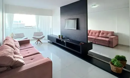 Apartamento reformado em Boa Viagem com 3 quartos 123m² - Edf. Notre Dame