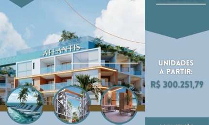 Flat com 1 quarto à venda na Avenida Portuaria, 100, Porto de Galinhas, Ipojuca