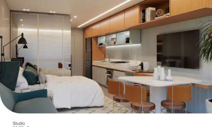 Excelente flat com cozinha localizado em Boa Viagem. Não Perca!!