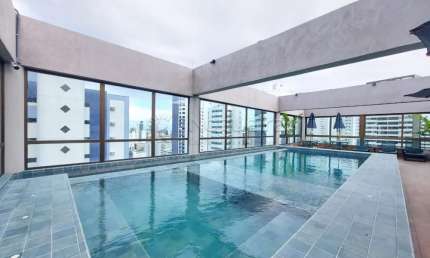 Excelente flat mobiliado e com piscina localizado no bairro Boa viagem!