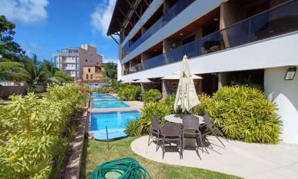Apartamento mobiliado com piscina privativa em Porto de Galinhas