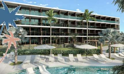 Flat Garden em Muro Alto com piscina, academia e pet place