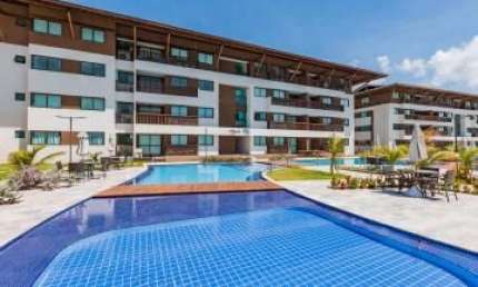 Excelente apartamento com varanda goumert, 2 quartos e lazer completo localizado na praia do Cupe