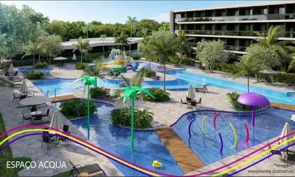 Apartamento/Flat - Residencial - No bairro Muro Alto -  Makai Acqua Resort