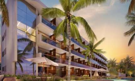 Excelente apartamento em construção localizado em Ponta de Serrambi, com 31,50m² de área útil.