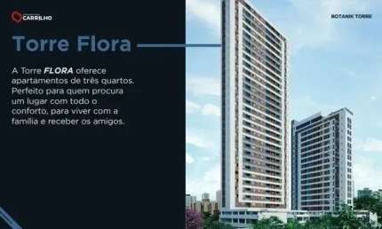 Edf Botanik | Torre Flora | Nascentes | 3 quartos | 76m² , lazer completo