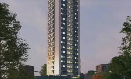 Edf. Adaucto José de Melo | Apartamento 2 quartos (1 suíte) 48m² | Varanda