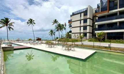 Excelente ECO RESORT à Beira-Mar de Muro Alto 62 m2 - 2 quartos - 1 suíte