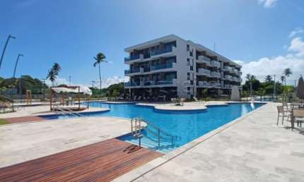 Oportunidade no Makia Beach Experience Mobiliado com Varanda-Muro Alto