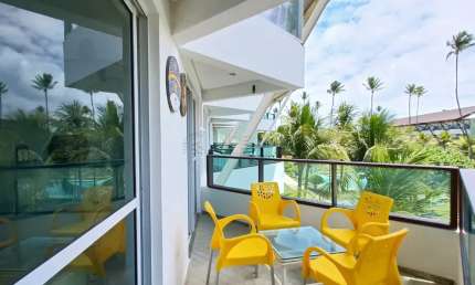 Vendo excelente flat porteira fechada no ancorar localizado em Porto de Galinhas, com 44,24m² útil.