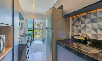 Apartamento com 1 quarto à venda na Avenida Portuaria, 1, Praia de Muro Alto, Ipojuca, 28 m2 por R$ 450.000
