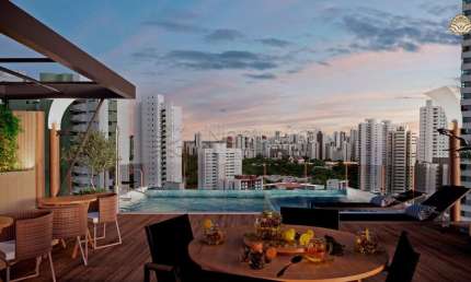 Flat com 1 quarto à venda na Rua Real da Torre, 1130, Torre, Recife, 27 m2 por R$ 310.000