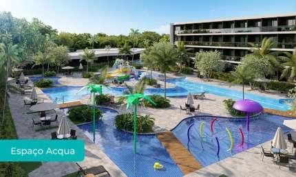 Apartamento/Flat - Residencial - No bairro Muro Alto -  Makai Acqua Resort