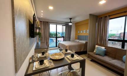 Apartamento com 1 quarto à venda na Avenida Portuaria, 180, Porto de Galinhas, Ipojuca, 25 m2 por R$ 290.000
