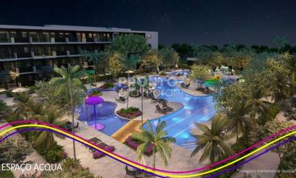 Makai Beach - Oportunidade  em Muro alto - 1 quarto com varanda - Lazer completo