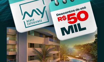 Apartamento com 1 quarto à venda na Avenida Portuaria, 1, Praia de Muro Alto, Ipojuca, 26 m2 por R$ 375.000