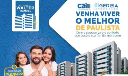 Apartamento com 2 quartos à venda na Avenida Antônio Cabral de Souza, 1, Nobre, Paulista