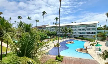 Excelente apartamento porteira fechada localizado em Porto de Galinhas com 52,00m².