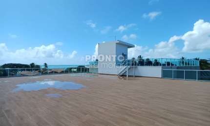 Excelente flat mobiliado localizado em Serrambi, com 29,24 m² de área útil.