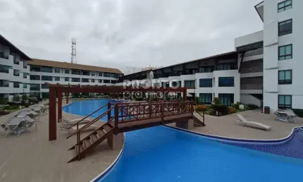 Excelente apartamento mobiliado localizado em condomínio beira mar na Praia do Carneiros.