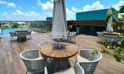 Excelente flat localizado na praia de Tamandaré, com 33,60m² de área útil.