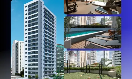 APARTAMENTO COM 02 QUARTOS EM CASA FORTE- RECIFE/PE