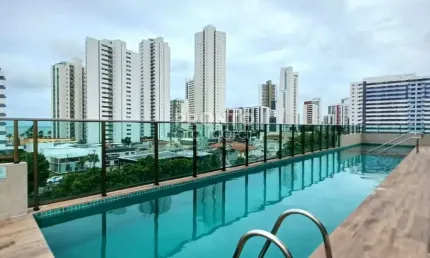 Edf. Torremolinos | Possui 54m² com 2 quartos (1 SUÍTE) em Pina | Móveis fixos | Lazer