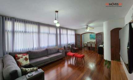 Apartamento com área de 180m², 04 quartos sendo 01 suíte, 03 vagas de garagem, prédio com lazer completo no bairro Lourdes