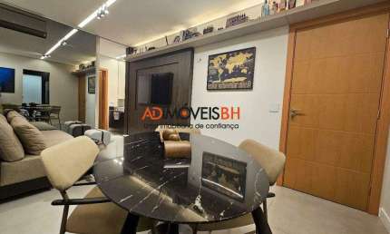 Apartamento Studio, com área de 47m², 01 quarto, 01 vaga de garagem, prédio novo, no Funcionários