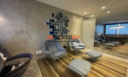 Cobertura com área total de 160m², 02 quartos, 01 suíte, 03 vagas de garagem, prédio com lazer completo, no Lourdes