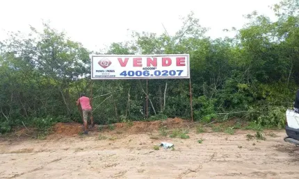 Terreno à venda, 4000 m² por R$ 400.000 - Bom Fim - Nísia Floresta/RN
