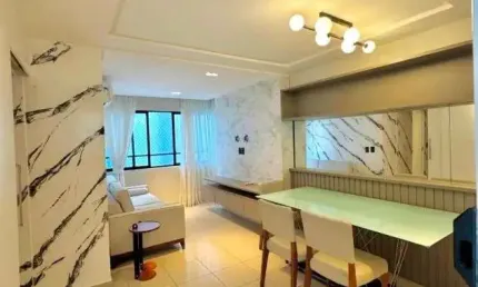 Apartamento com 2 dormitórios à venda, 58 m² por R$ 449.000,00 - Petrópolis - Natal/RN